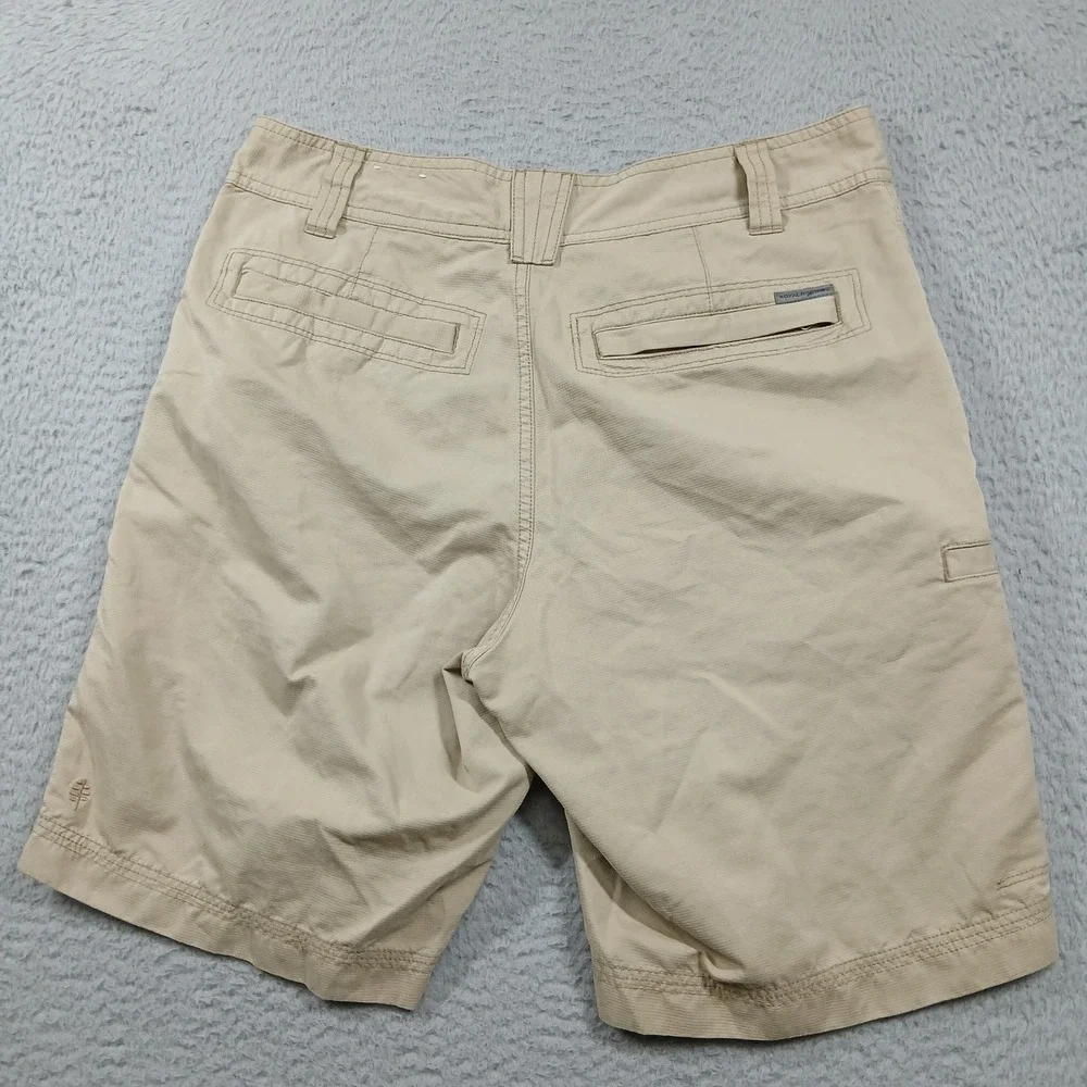 Royal Robbins Shorts Men's 31 Tan Khaki Travel Hiking Casual‎